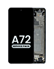 Buy the Awesome Black OLED assembly with frame, service pack, for the Galaxy A72 2021 model A725.