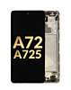 Stock up on the premium Awesome White OLED assembly with frame for the Galaxy A72 2021 model A725.