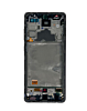 OLED Assembly with Frame for Galaxy A72 (A725 / 2021) (6.67") (AWESOME BLACK) (Aftermarket OLED)