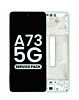 Shop the mint OLED assembly with frame for the Galaxy A73 5G 2022 model A736, service pack.