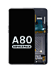 Order the Phantom Black OLED assembly with frame for the Galaxy A80 2019 model A805, service pack.