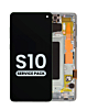 Purchase the OLED assembly with frame for Galaxy S10 G973 in Prism Green, service pack.