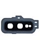 Stock up on the back camera lens with bracket for Galaxy S10E in black.