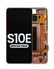 Buy the OLED assembly with frame for Galaxy S10E G970 in Flamingo Pink service pack.