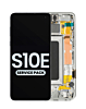 Order the OLED assembly with frame for Galaxy S10E G970 in Prism White service pack.