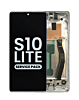 Order the OLED assembly with frame for Galaxy S10 Lite G770 in Prism White service pack.