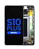 Grab wholesale deals on the LCD assembly with frame for Galaxy S10 Plus G975 in Prism Black, without fingerprint sensor, aftermarket Incell.