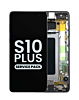 Order the OLED assembly with frame for Galaxy S10 Plus G975 in Prism Black service pack.