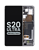 Buy the OLED Assembly with Frame for Galaxy S20 Ultra G988 in Cosmic Gray, Service Pack.
