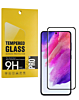 Shop the Clear Tempered Glass with Anti-Scratch Edge to Edge Black Rim Coverage for Galaxy S21.