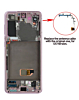 OLED Assembly with Frame for Galaxy S21 (G991) (PHANTOM VIOLET) (Service Pack)