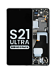 Purchase the OLED Assembly with Frame for Galaxy S21 Ultra G998 in Phantom Black, Service Pack.
