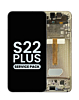 Stock up on the OLED Assembly with Frame for the Galaxy S22 Plus S906 in Phantom White, Service Pack.
