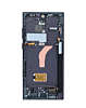 OLED Assembly with Frame for Galaxy S22 Ultra (S908) (PHANTOM BLACK) (Premium)