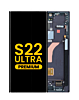 Shop the OLED Assembly with Frame for the Galaxy S22 Ultra S908 in Phantom Black, premium model.
