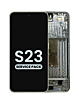Stock up on the OLED assembly with frame for Galaxy S23 S911 in lime. Service pack.
