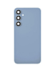 Stock up on the Back Glass with Camera Lens and Adhesive for Galaxy S23 FE, no logo, in indigo.
