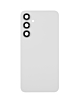 Order the Back Glass with Camera Lens and Adhesive for Galaxy S23 FE, no logo, in white.
