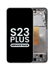 Stock up on the OLED assembly with frame for Galaxy S23 Plus S916 in phantom black. Service pack.