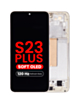 OLED Assembly with Frame for Galaxy S23 Plus (S916) (CREAM) (Aftermarket Pro Soft Oled / 120Hz)