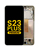 Shop the OLED assembly with frame for Galaxy S23 Plus S916 in cream. Premium quality.