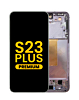 Grab wholesale deals on the OLED assembly with frame for Galaxy S23 Plus S916 in lavender. Premium quality.