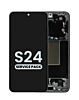 Buy the OLED Assembly with Frame for Galaxy S24 S921 in onyx black, service pack.
