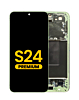 OLED Assembly with Frame for Galaxy S24 (S921) (JADE GREEN) (Premium)