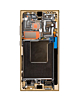 OLED Assembly with Frame for Galaxy S24 Ultra (S928) (TITANIUM YELLOW) (Premium)