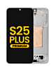 Grab the wholesale deals on the OLED Assembly with Frame for Galaxy S25 Plus, model S936, in silver shadow, premium quality.