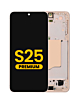 Grab the wholesale deals on the OLED Assembly with frame for Galaxy S25, model S931, in pinkgold, premium quality.
