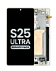 Stock up on the OLED Assembly with Frame for Galaxy S25 Ultra, model S938, in titanium pinkgold, service pack.