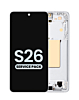 OLED Assembly with Frame for Galaxy S26 (S942) (WHITE) (Service Pack)