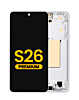 OLED Assembly with Frame for Galaxy S26 (S942) (WHITE) (Premium)