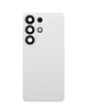 Back Glass with Adhesive and Back Camera Lens for Galaxy S26 Ultra (NO LOGO) (WHITE)