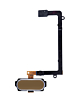 Purchase the gold fingerprint sensor with flex cable for Galaxy S6 Edge.