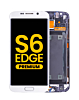 Purchase the premium white OLED assembly with frame for Galaxy S6 Edge G925.
