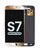 Buy the gold OLED assembly without frame for Galaxy S7 G930, service pack.