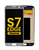 Buy the OLED assembly without frame for Galaxy S7 Edge G935 in Silver, premium.