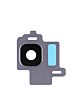 Back Camera Lens with Bracket for Galaxy S8 (VIOLET GRAY)