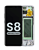 Buy the OLED assembly with frame for Galaxy S8 G950 in Coral Blue, service pack.