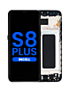 Purchase the LCD assembly with frame for Galaxy S8 Plus G955 in Midnight Black, aftermarket Incell.