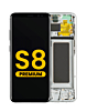 Shop the OLED assembly with frame for Galaxy S8 G950 in Arctic Silver, premium.
