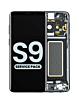 Order the OLED assembly with frame for Galaxy S9 G960 in Midnight Black, service pack.