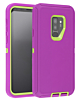Heavy Duty Case for Galaxy S9 Plus (HOT PINK & GREEN) (Only Ground Shipping)