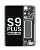 Purchase the OLED assembly with frame for Galaxy S9 Plus G965 in Midnight Black, service pack.