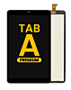 LCD Assembly without Frame for Galaxy Tab A 8.0 (T387 / 2018) (BLACK) (Premium)