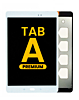 LCD Assembly without Frame for Galaxy Tab A 9.7 (T550) (WHITE) (Premium)