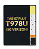 LCD Assembly without Frame for Galaxy Tab S7 Plus (T978U / 5G Verizon) (BLACK) (Premium)