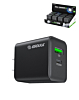 Esoulk PD & QC Wall Charger (BLACK) (20W) (Pack of 12) (Only Ground Shipping)